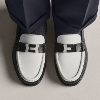 美品 エルメスシューズ　HERMES SEMELLE CUIR 40 1/2 ブラック - レディス シューズ | レザーシューズ | Hermès - エルメス